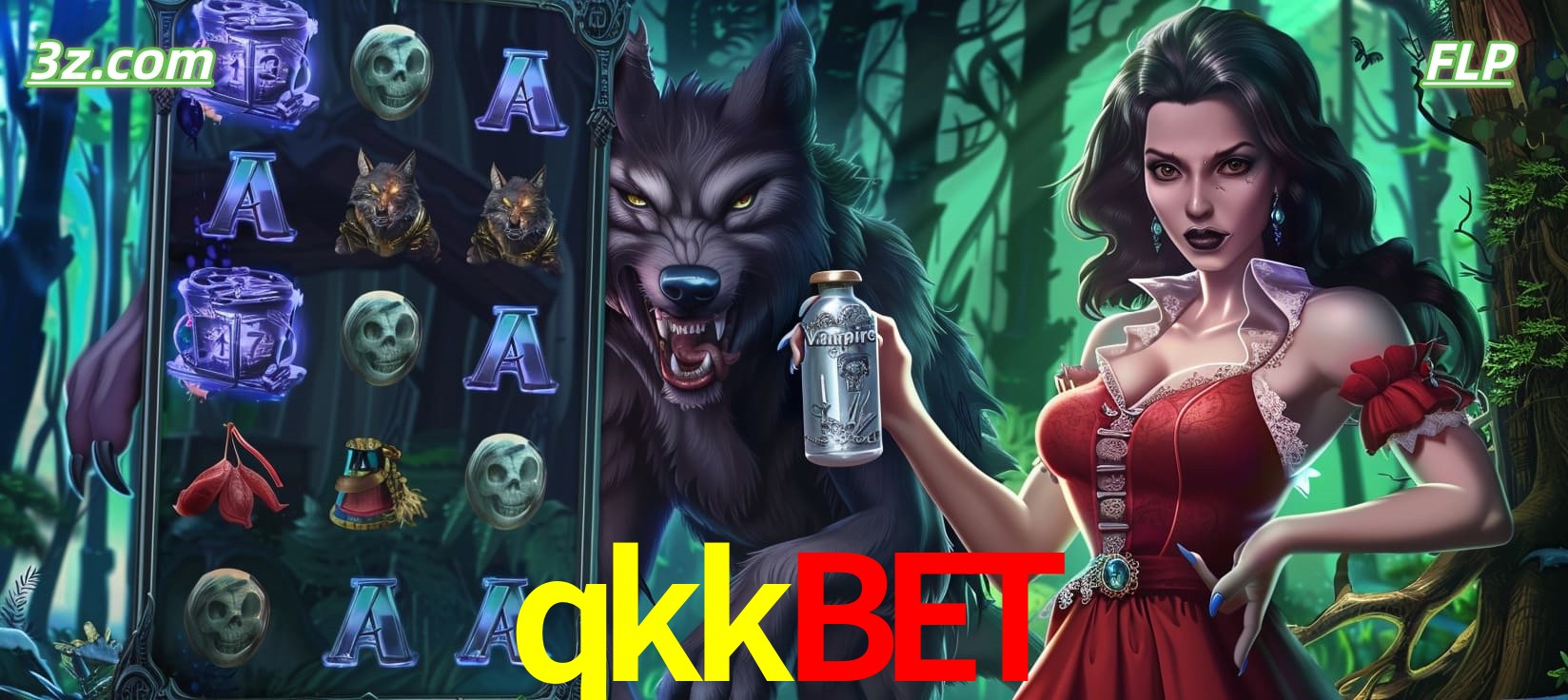 Slots online tema de lobisomem e vampira no qkkbet cassino Brasil