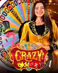 Crazy Time live game no qkkbet cassino com entretenimento ao vivo para jogadores do Brasil