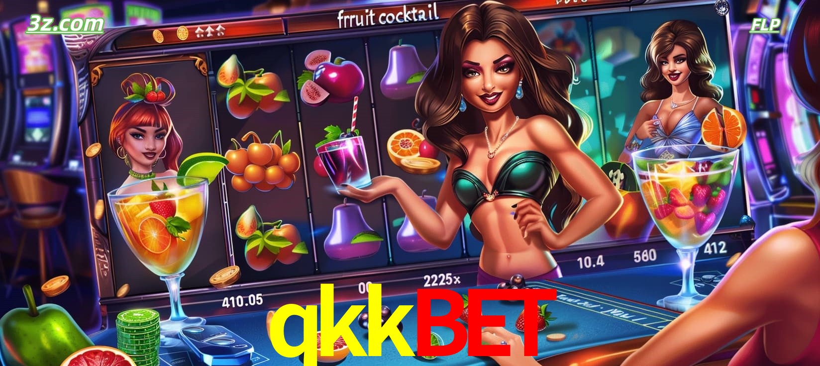 Cassino online qkkbet Brasil com slot Fruit Cocktail divertido