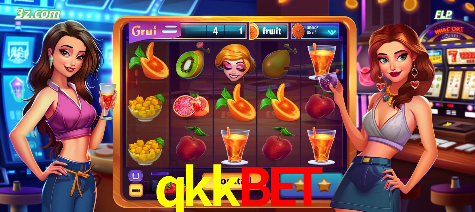 qkkbet cassino online com caça-níqueis de frutas e coquetéis coloridos