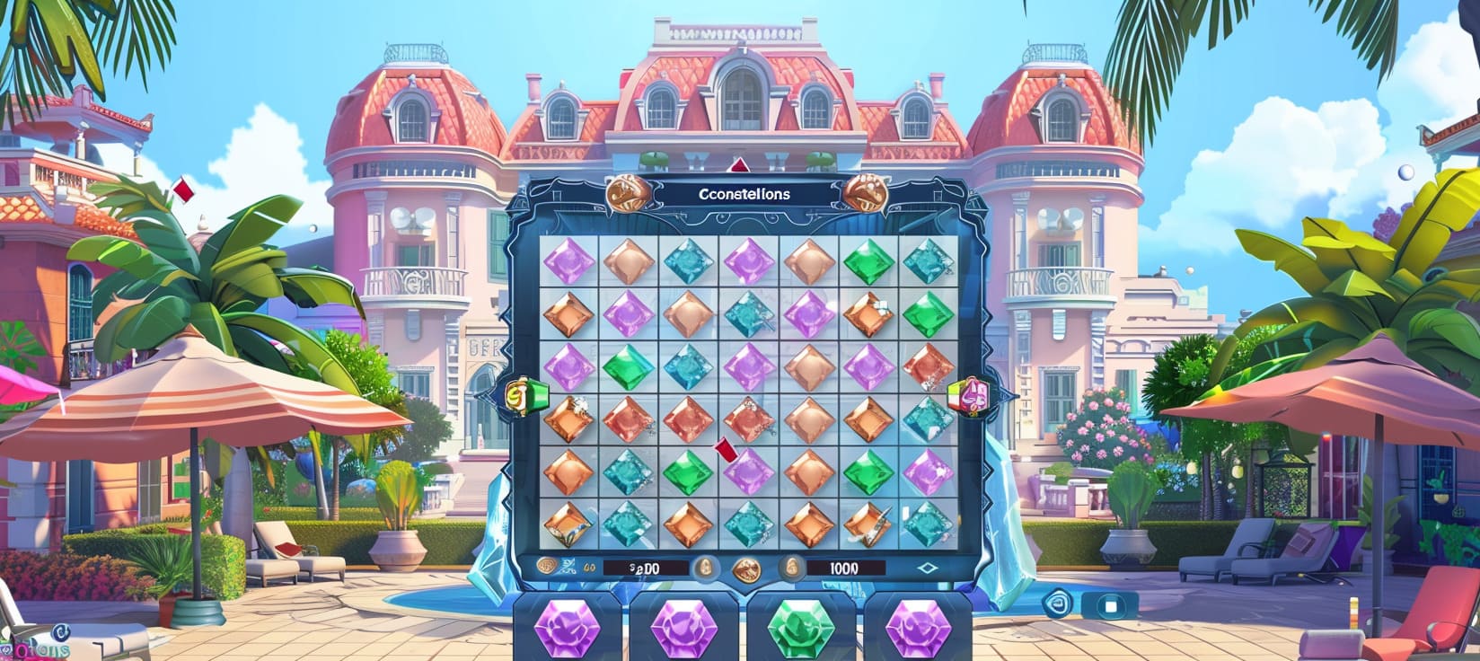 qkkbet Constellations slot game cassino online com pedras preciosas